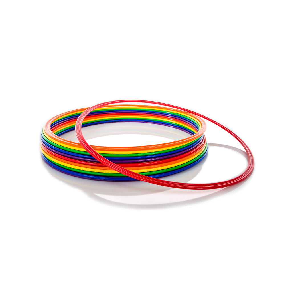 [103080] Flat Hoops / Agility Rings - Premium (Ø30cm)