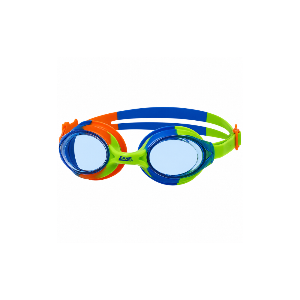 [MA-461301PKOR-GREEN-BLUE-ORANGE-BLUE-T] Zoggs Bondi Junior Goggles (Green/Blue/Orange)