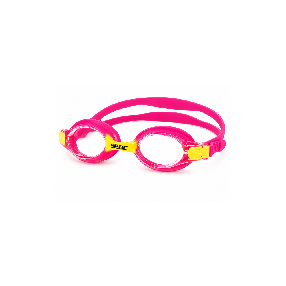 [02dbee1b5feb-PINK] Seac Bubble goggles (Pink/Yellow)