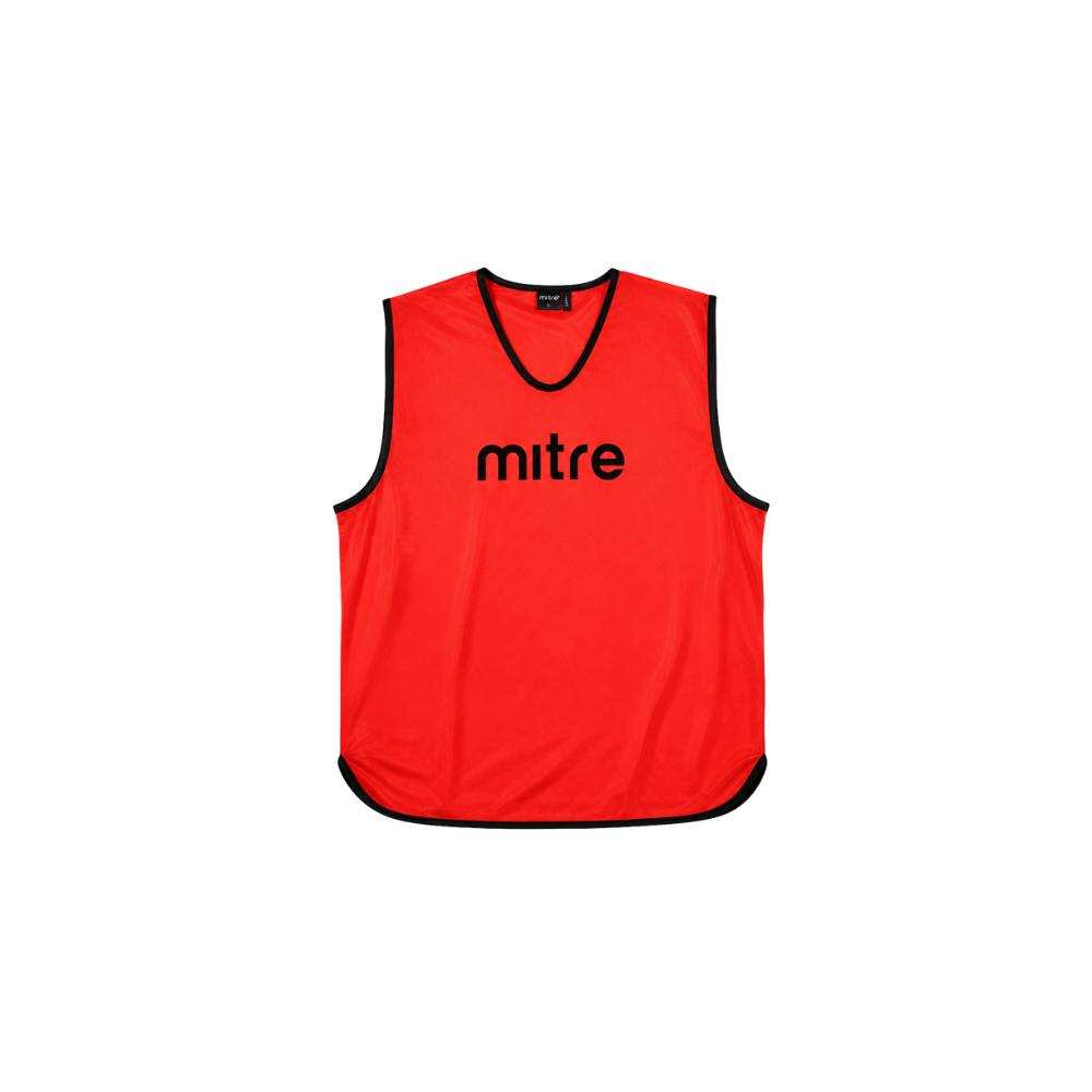 [578109-RED-JUNIOR] Mitre Training Bib (Red, Junior)